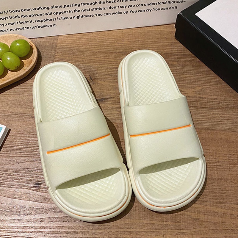 Dép đế bằng quai ngang IELGY chống trượt thiết kế đơn giản thời trang cho nữ