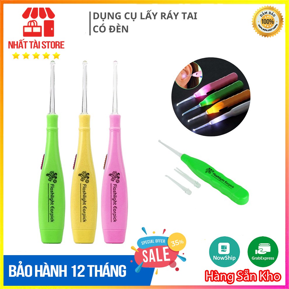 Dụng Cụ Lấy Ráy Tai Có Đèn - Giá Sỉ