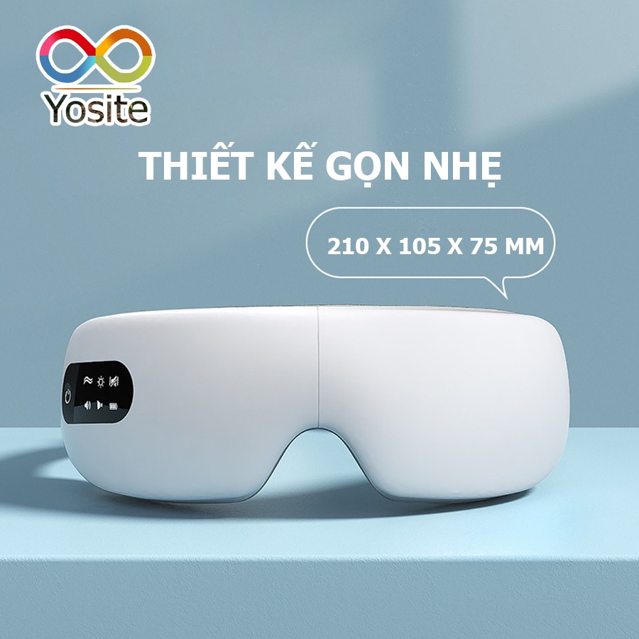 MÁY MASSAGE MẮT SMART EYE BẢN S10 MỚI NHẤT CÓ BLUETOOTH NGHE NHẠC [Giảm mỏi &amp; thâm quầng mắt hiệu quả]