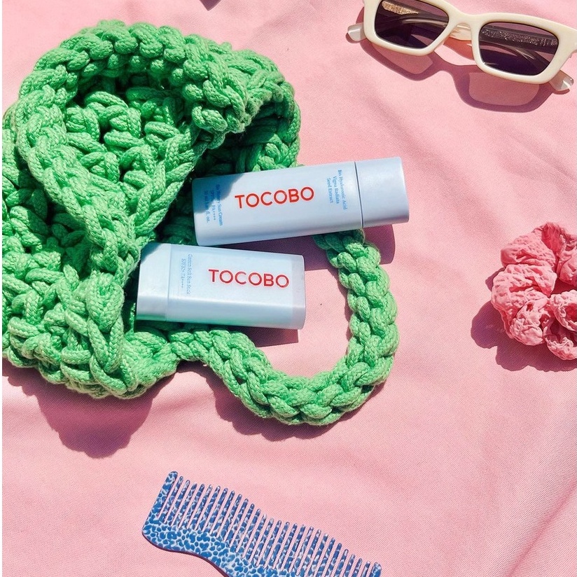 Kem chống nắng phổ rộng thuần chay TOCOBO Bio Watery/Vita Tone Up Sun Cream SPF50+ PA++++ 50ml - Ninishop