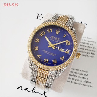 [Full box hãng] Đồng hồ nam Rolex - Bản siêu cấp đính đá - Tặng bộ hộp hãng 1:1 tag sổ thẻ dongho227