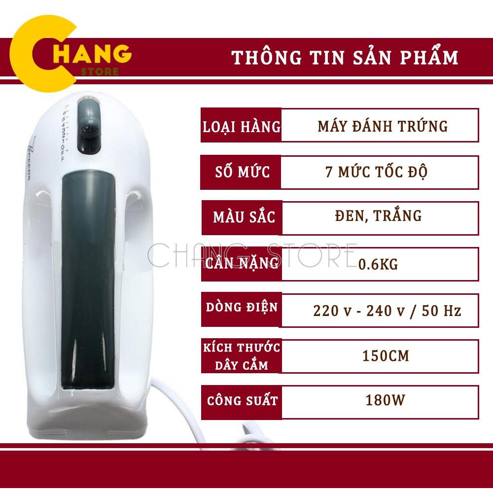 Máy đánh trứng cầm tay 7 tốc độ 4 đầu cao cấp, tiện lợi - Bảo hành 12 tháng