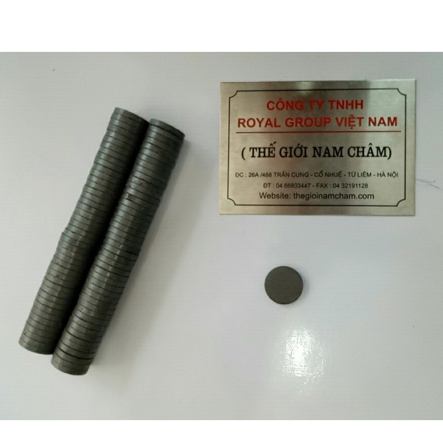 Nam châm Ferrite 20x3mm