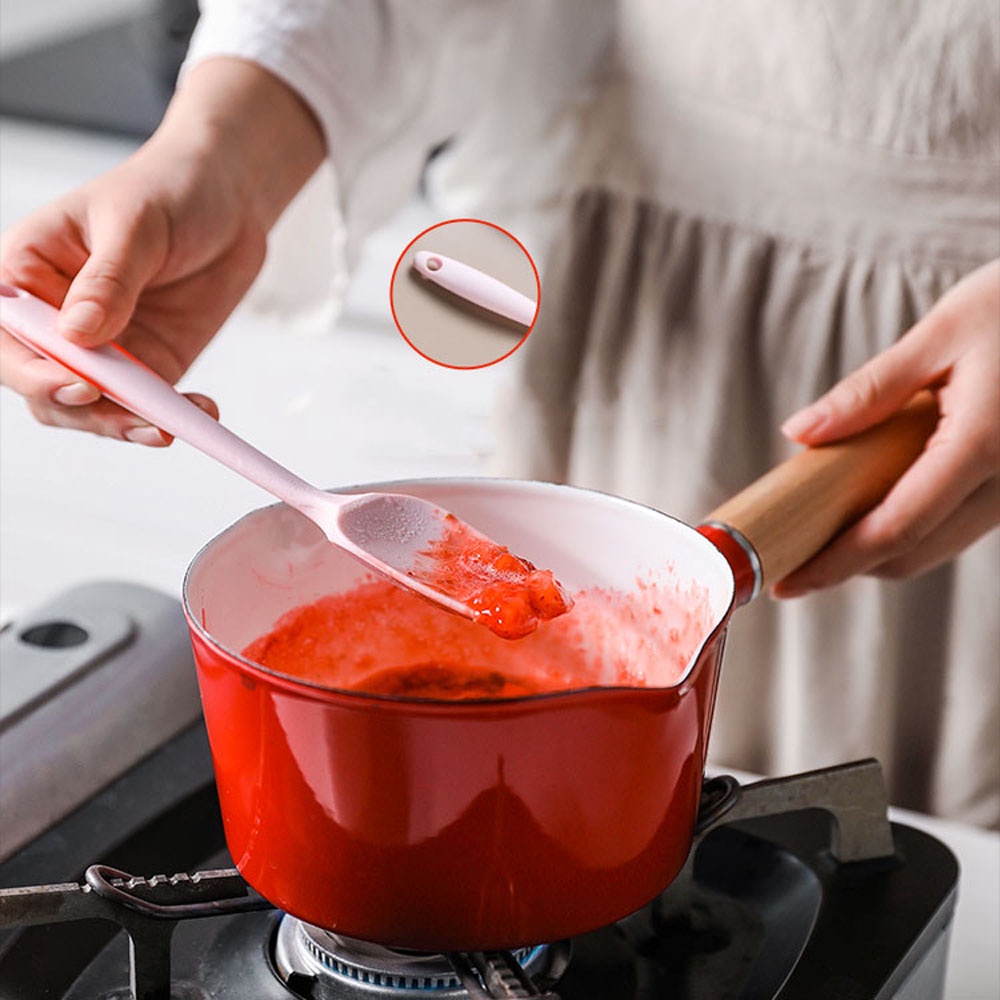 Bộ dụng cụ nhà bếp silicone, dụng cụ làm bánh kem 5 món chịu nhiệt cao nấu đồ ăn dặm cho bé