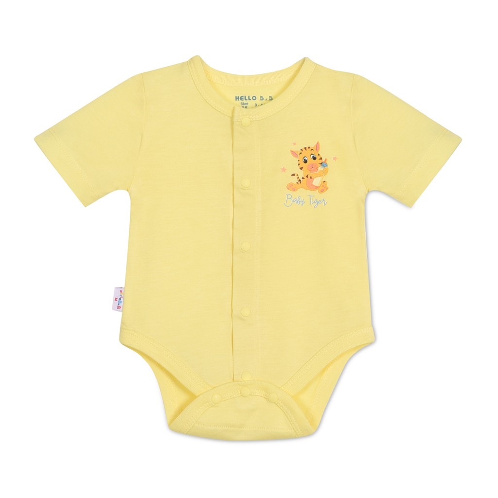 Bộ liền quần body cài giữa 1217- HELLO BB