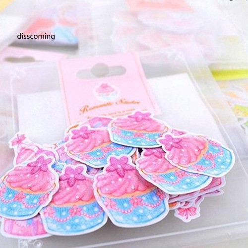 70 miếng dán trang trí vật dụng kiểu dáng lấp lánh dễ thương