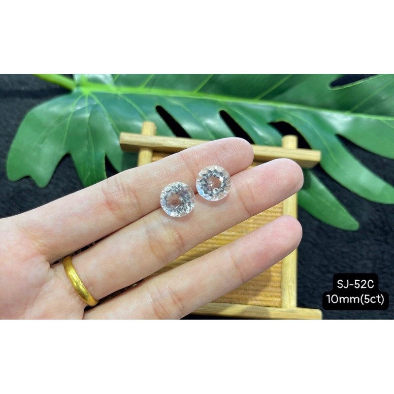 Mặt Đá Topaz Trắng Đủ Size Đủ Hình Dáng
