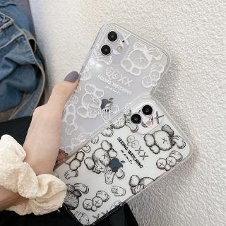 Elmo Casing IPhone 7 Plus 8 6s 6 Case IPhone 11 Pro Max iphone XR Xs SE 2020 Soft Cover fashion cool couple black white ,11pro 6splus 7plus