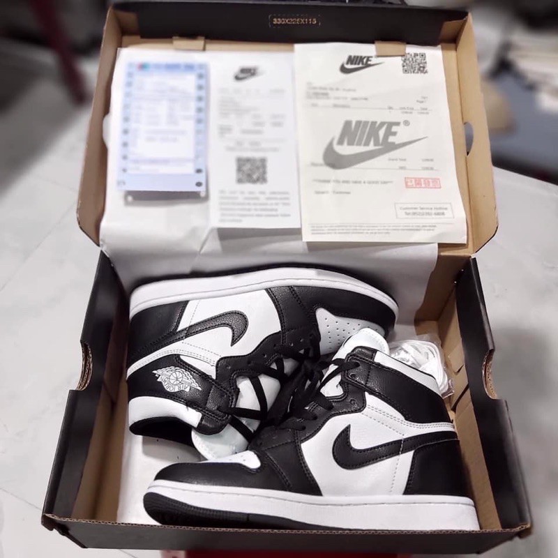 [FREESHIP] Giày thể thao Nam/Nư cao cổ hoạ tiết Đen Trắng | BigBuy360 - bigbuy360.vn