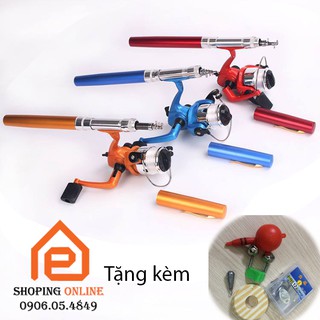 Cần câu bút máy đứng + phao, lưỡi, chì và Chuông báo cá [GIÁ SẬP SÀN - CÀNG MUA CÀNG RẺ]