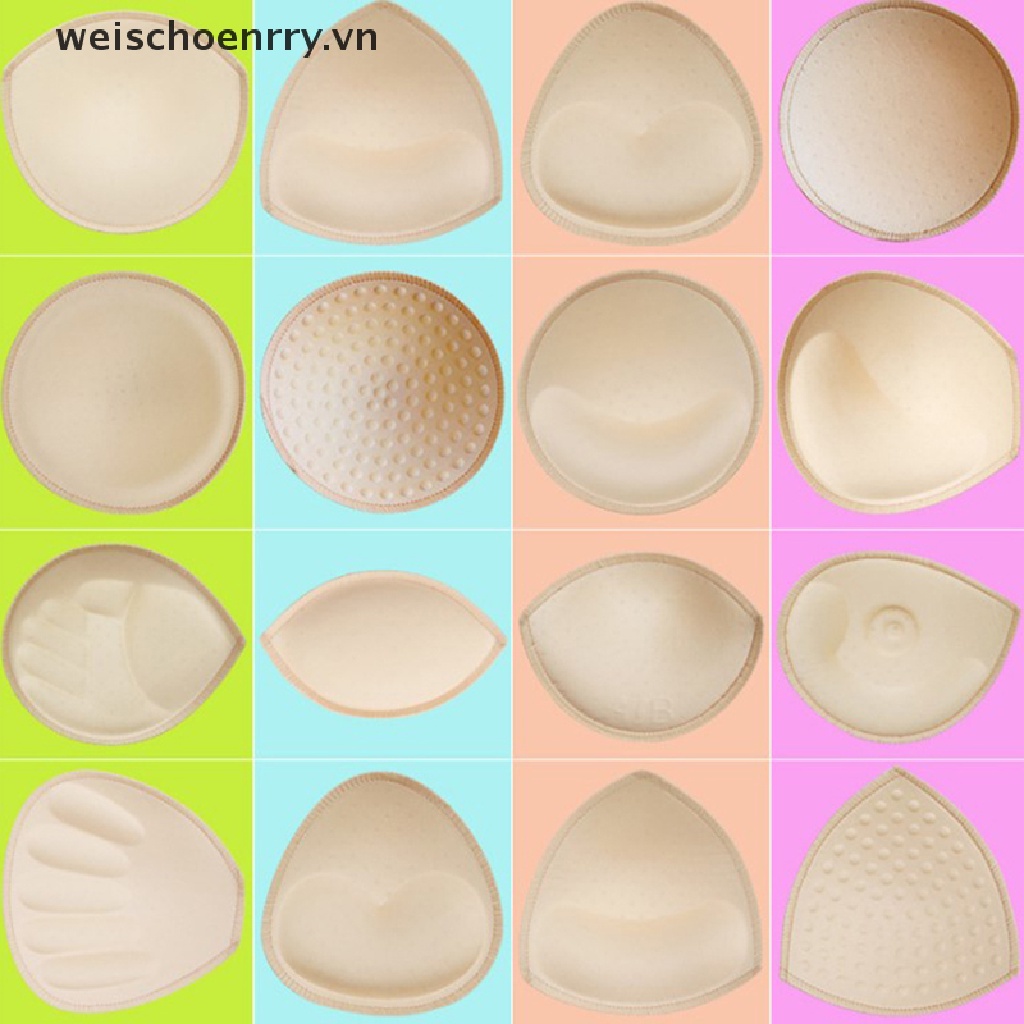 【WW】 1pair Sponge Inserts In Bra Padded for Swimsuit Breast Push Up Fill Brassiere . | BigBuy360 - bigbuy360.vn