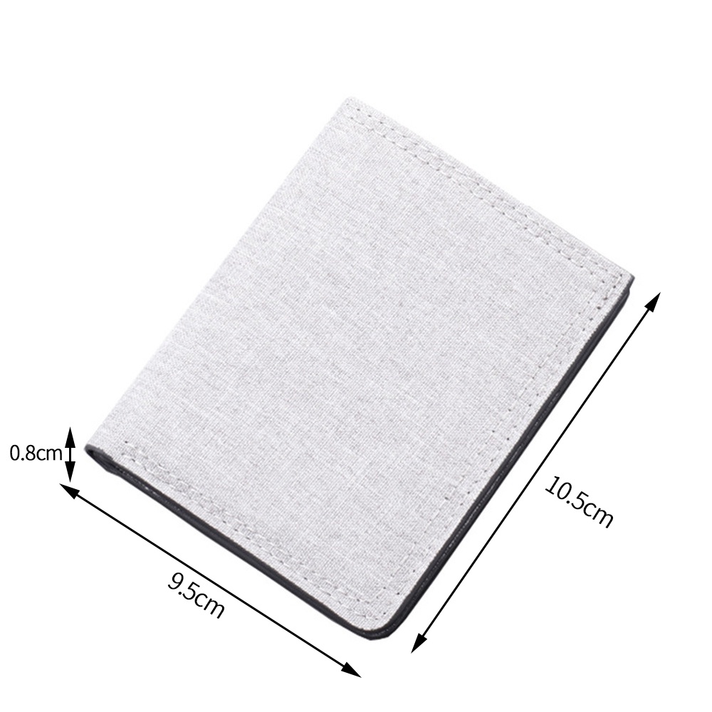 Ví Nam Ngắn Vải Canvas Thời Trang Mới