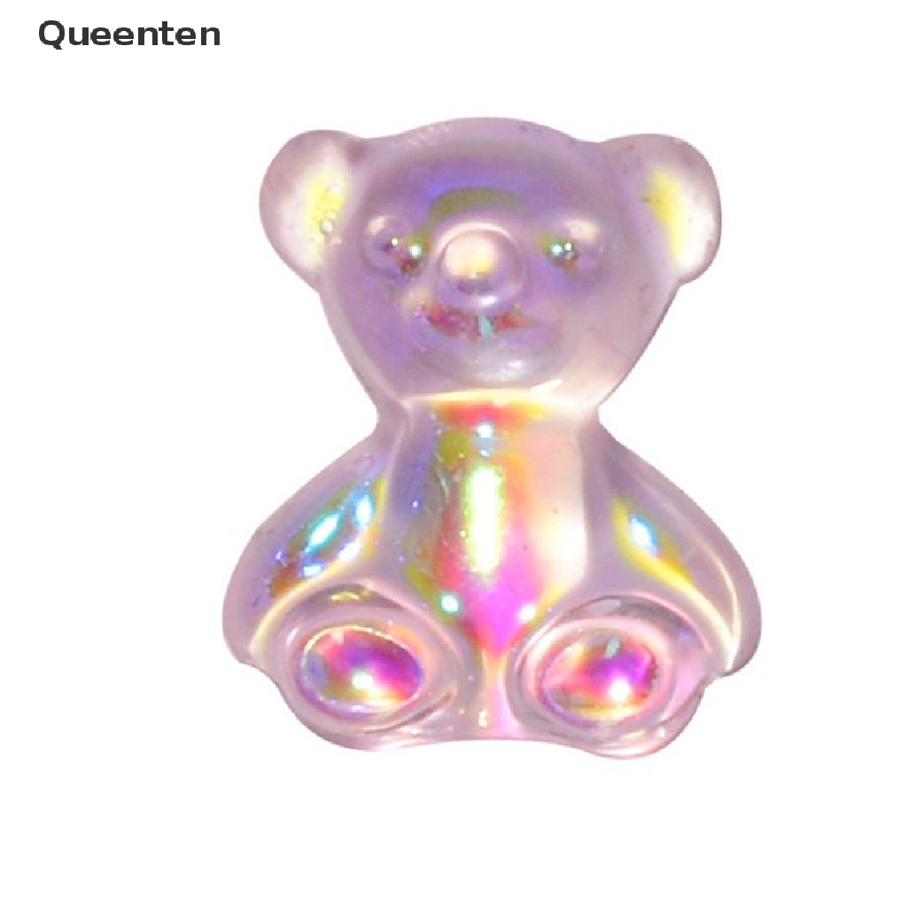 Set 6 Hình Dán Trang Trí Móng Tay 3D Hình Gấu Dễ Thương 3 Size