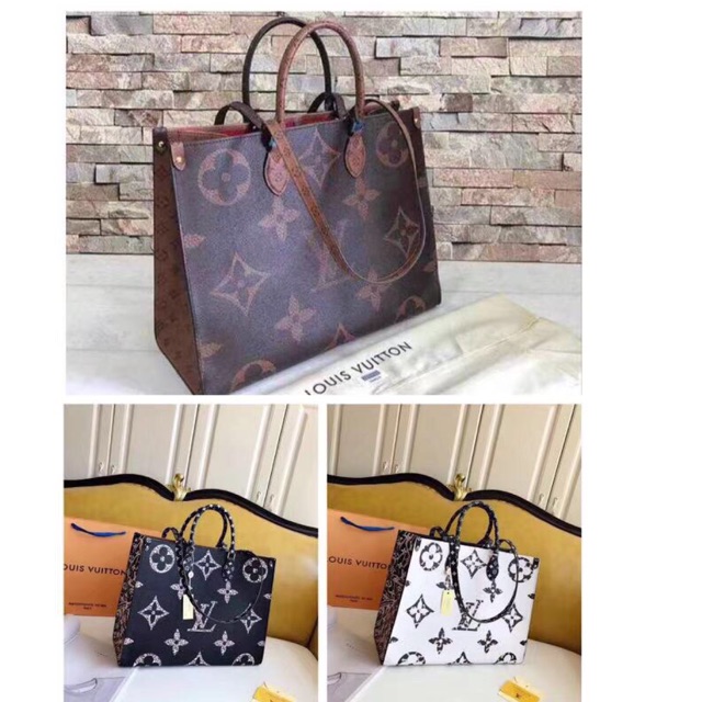 Túi xách tay hoặc đeo vai 2 mặt 2 màu Size 40