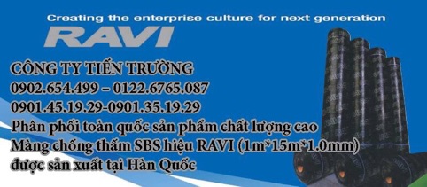 dán chống dột hàn quốc ravi (1m*0.1mm*15m)- GIẤY DẦU CHỐNG DỘT