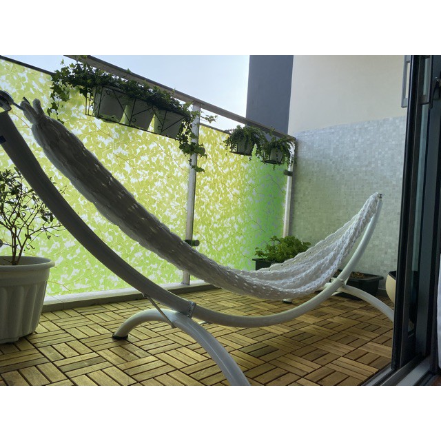 Lưới Võng Sợi Tơ Handmade Dài 2m2 - Tặng Kèm 2M Dây Dù.