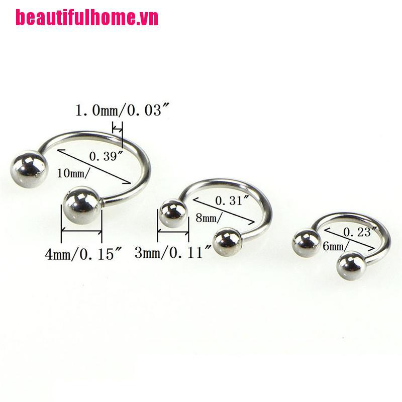 Bộ 10 Mũi / Môi Bằng Thép Không Gỉ