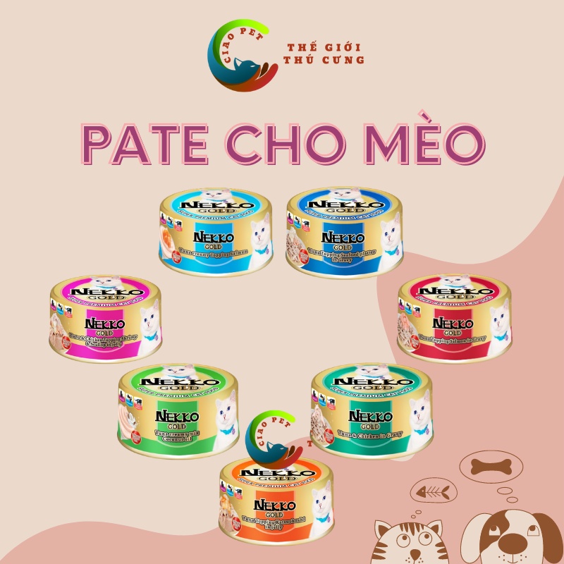 Pate cho mèo Nekko lon nhôm