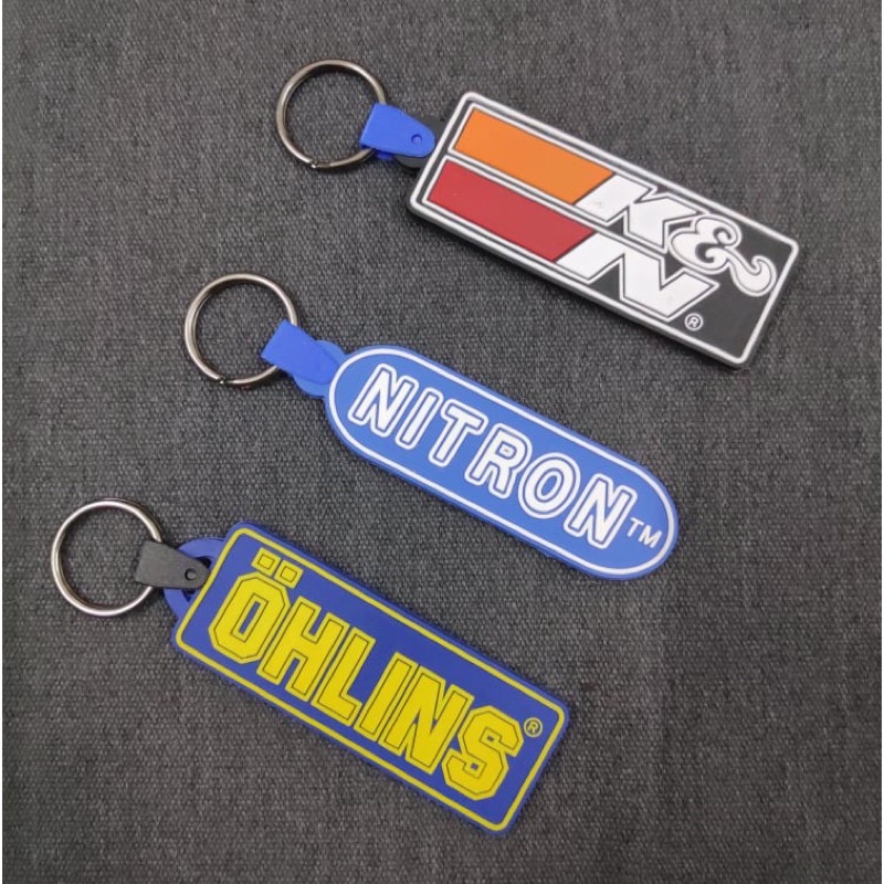 Móc khoá xe máy ohlin nitron k&n