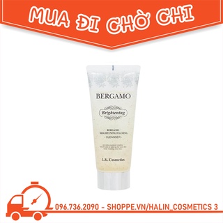 Sữa Rửa Mặt Dưỡng Trắng 💖FREESHIP💖sữa rửa mặt trắng da Bergamo Brightening Foaming Cleanser 150ml HALIN8
