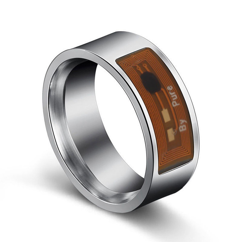 👒OSIER🍂 Intelligent Smart Ring Digital Stainless Steel NFC Android Phone|Fashion Magic Wearable/Multicolor