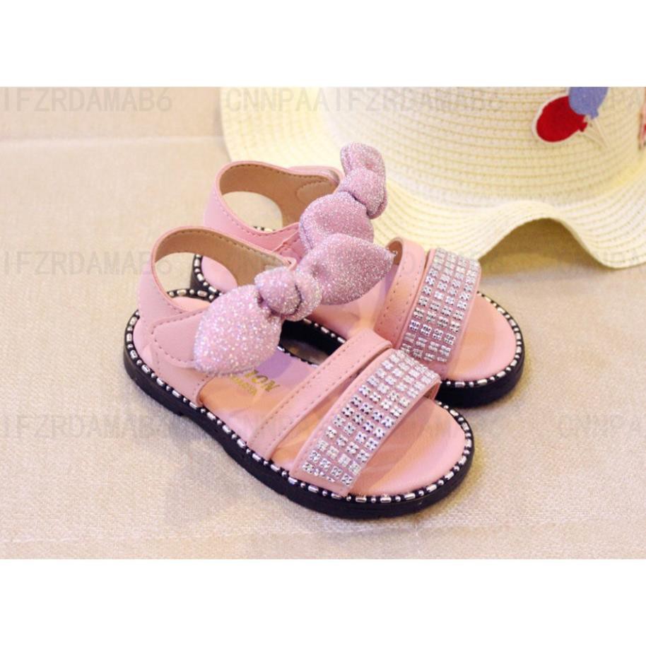 Sandal Bé Gái cao cấp Đính Đá từ 1 đến 3 tuổi