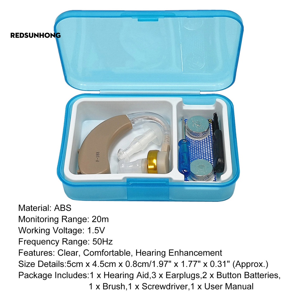 Bộ Khuếch Đại Âm Thanh Trong Suốt F188 Nois-Red