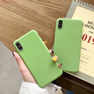 Ốp điện thoại xanh lá màu trơn cho IPHONE 6/6S 6/6S PLUS 7/8 7/8 PLUS X XS XR XS MAX