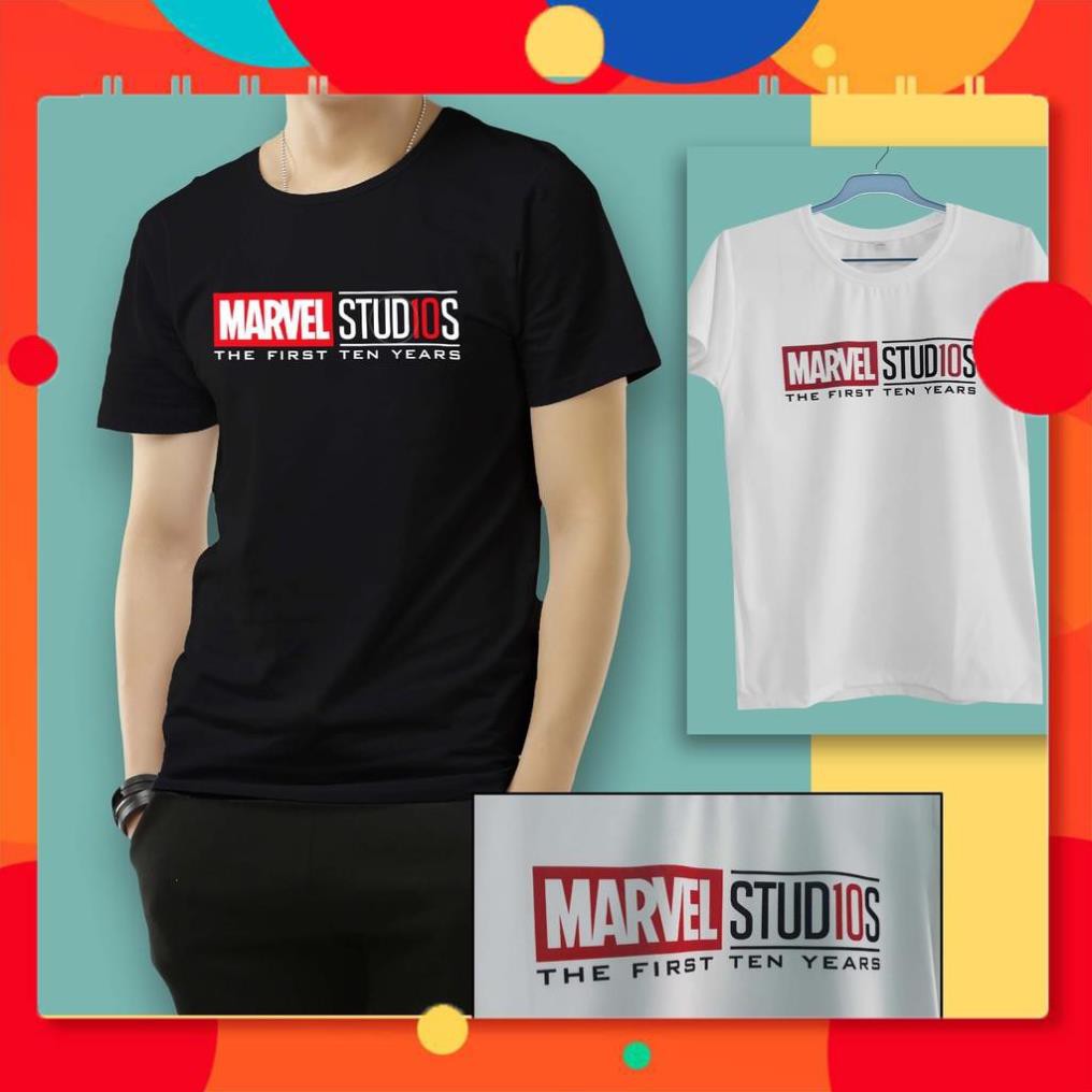 🔥Siêu Rẻ🔥 Áo thun Marvel - Marvel Studios The First 10 Years