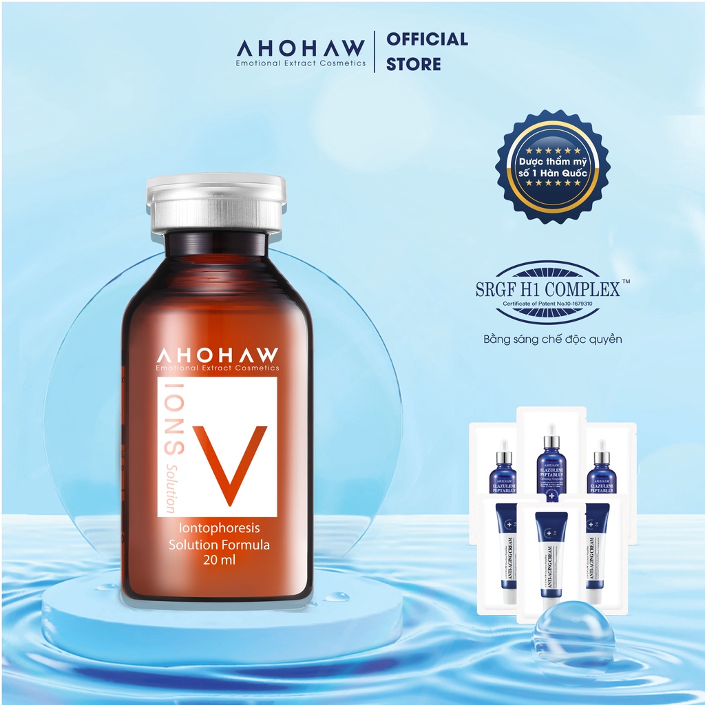 Chai Tế Bào Gốc V Cao Cấp Ahohaw Ion V Solution