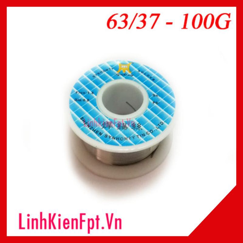 Thiếc hàn 0.8mm 63/37 100gam