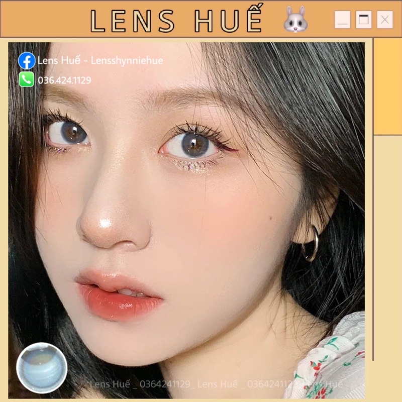 LENS CÓ ĐỘ CẬN - kính áp tròng màu Made in Korea - Hàn Quốc sử dụng 6 tháng ( Lens Huế ) 🤍