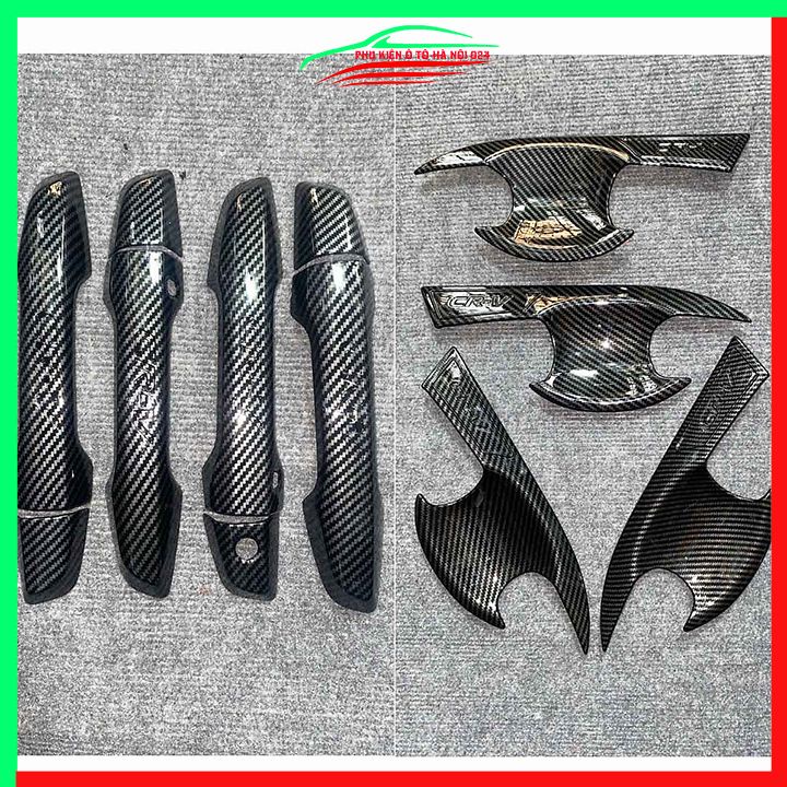 Ốp tay hõm CRV 2018-2022 vân Carbon chống trầy bảo vệ cửa xe ô tô