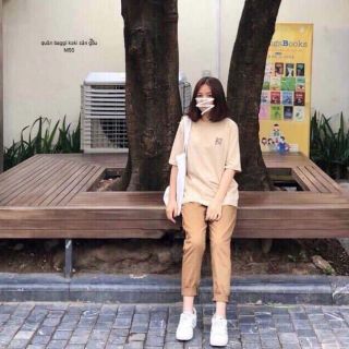 Quần kaki bagy sắn gấu