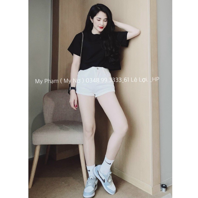 Áo croptop Astudio trơn 7 màu hàng quảng châu