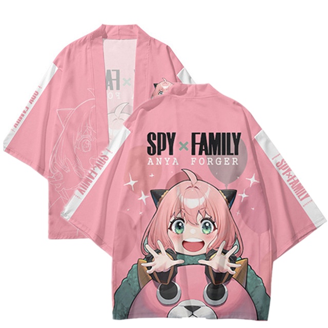 Áo Khoác Kimono Hóa Trang Nhân Vật Anya Forger