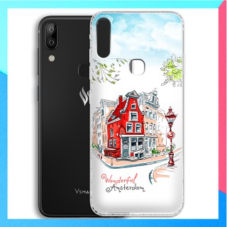 Ốp lưng Vsmart Active 1 Plus in họa tiết du lịch các nước tranh phong cảnh mùa hè - 01195 Silicone Dẻo