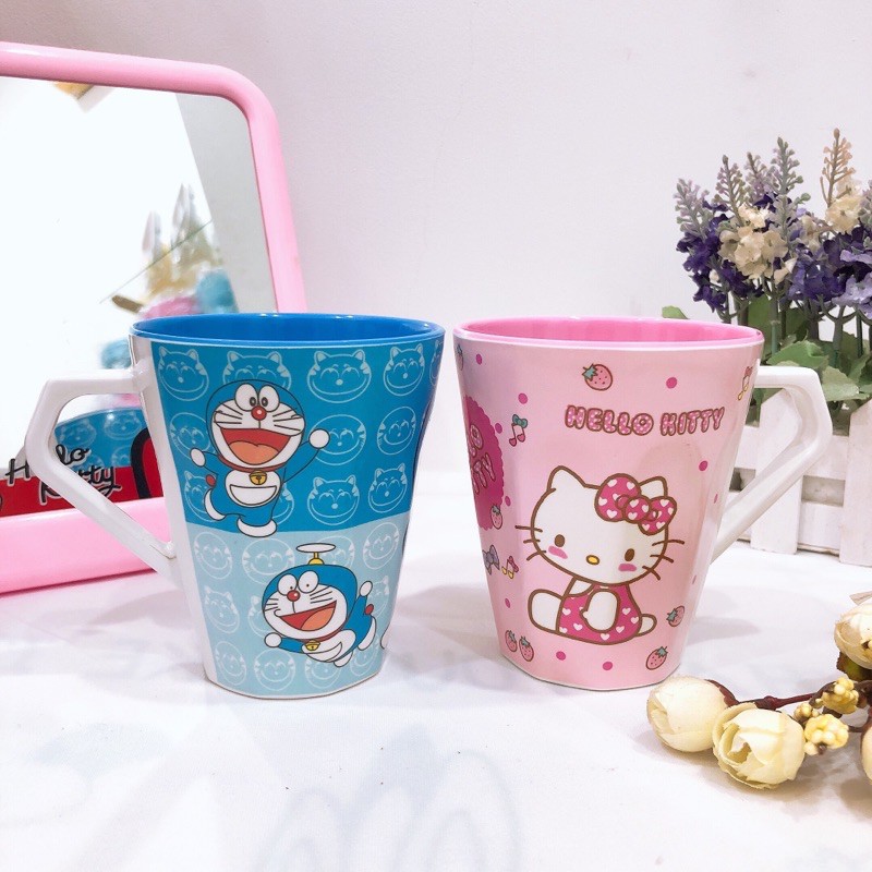 Ly quai melamin 450ml HelloKitty DoreaMon