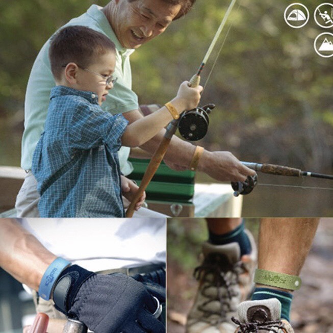 Vòng chống muỗi thiên nhiên Bugs Rock Natural Aromatc nội địa Hàn Quốc