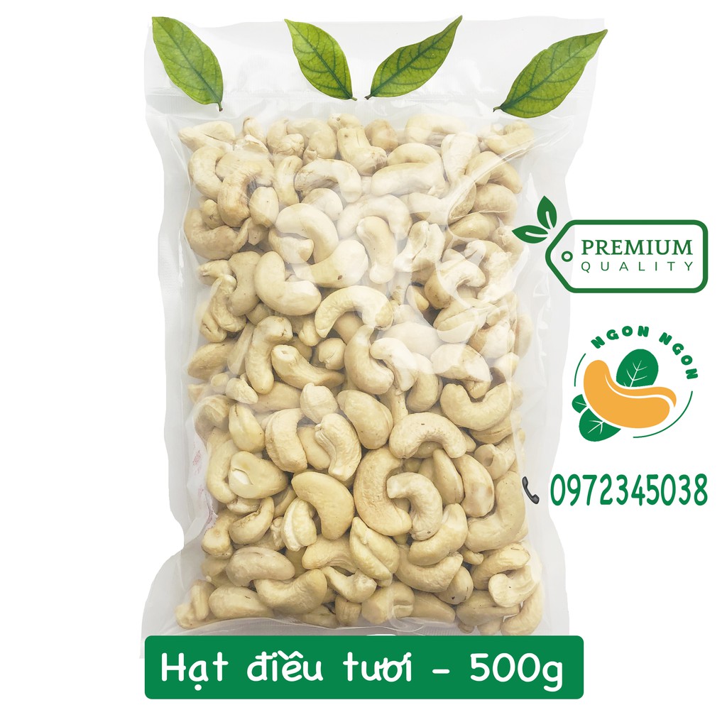 500gr Hạt điều tươi sạch nguyên hạt