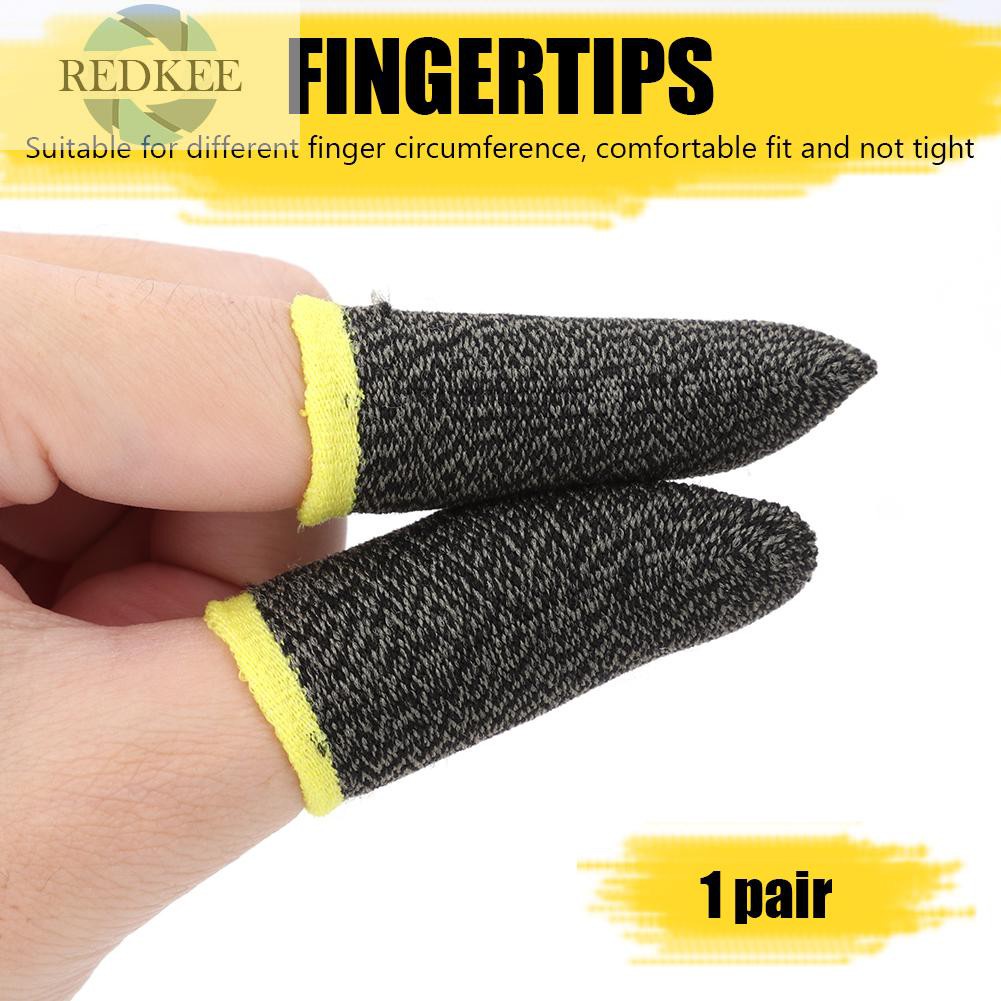 Bộ 2 Vỏ Bọc Ngón Tay Chơi Game Thoáng Khí Chống Mồ Hôi Tiện Dụng