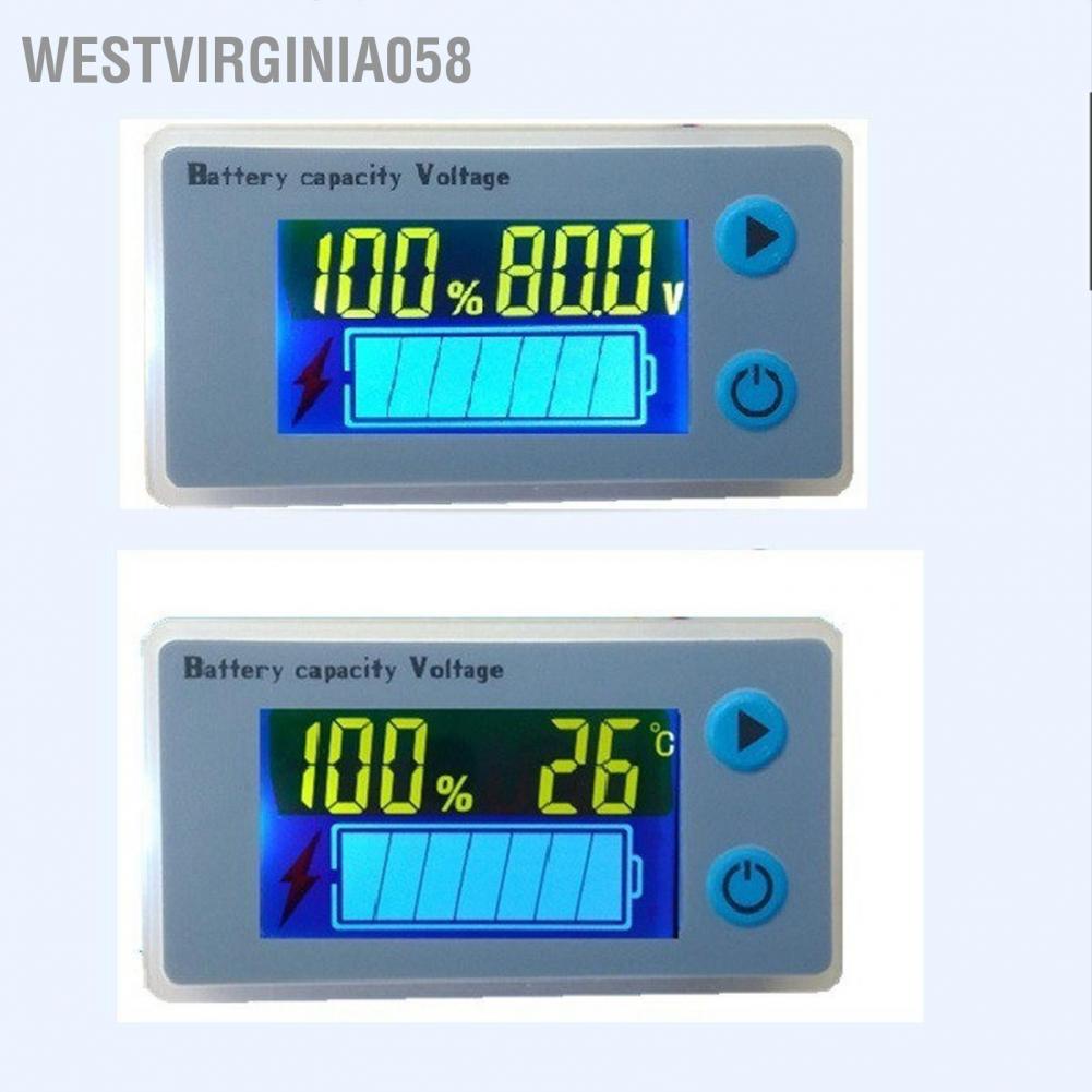 Có thể bán buôn Dung lượng pin Đồng hồ đo điện áp Màn hình LCD Chỉ thị Điện cho ô tô Westvirginia058 Hàng giao ngay