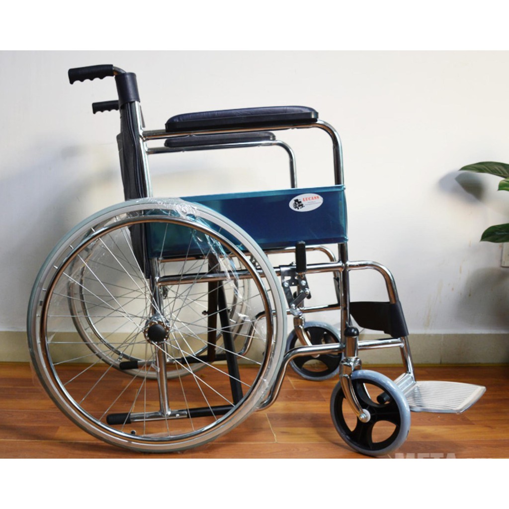 Xe lăn Lucass X9, xe lăn phổ biến được dùng nhiều nhất, chứng chỉ: FDA của Mỹ, TUV, ISO 9001