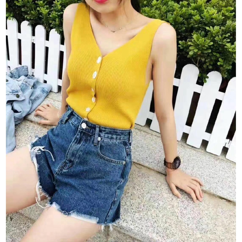 Áo nữ không tay kiểu Cardigan thời trang quyến rũ | BigBuy360 - bigbuy360.vn