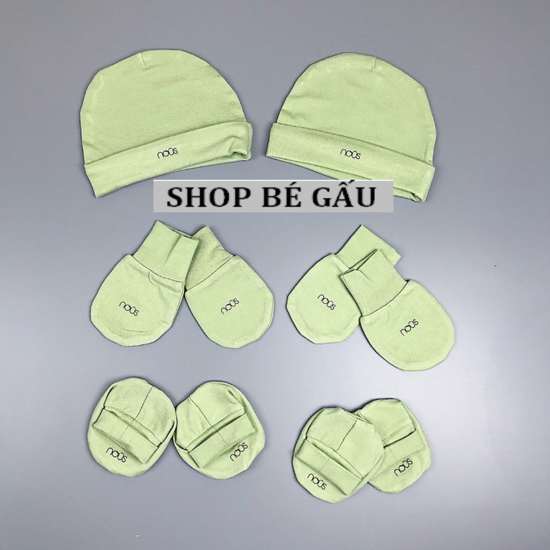 Set 2 mũ 2 đôi bao tay, set 2 đôi bao chân Nous lẻ
