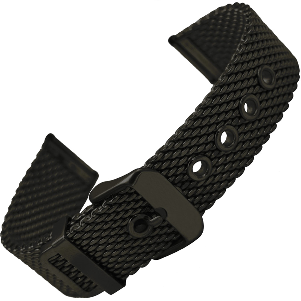 Dây đeo đồng hồ có khóa chất liệu thép không gỉ 1.0 18mm 20mm 22mm 24mm