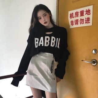 Chân váy vạt xéo Ulzzang