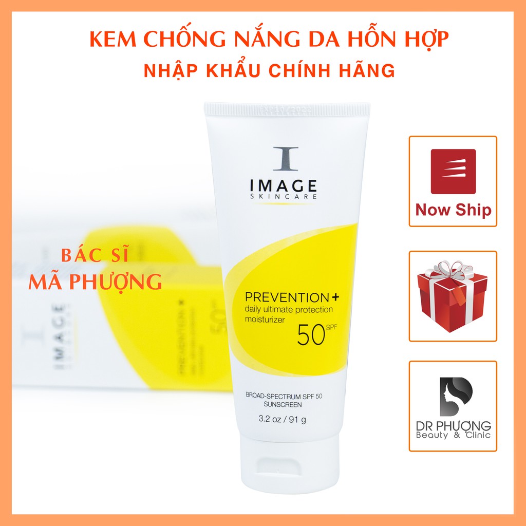 [CHÍNH HÃNG] Kem Chống Nắng dành cho da hỗn hợp Image Skincare SPF 50+ 91g