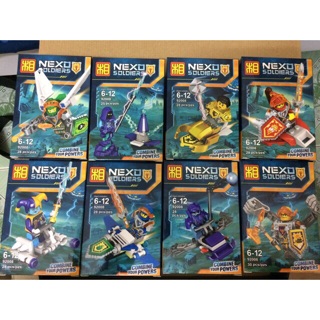 Mẫu Mô Hình Lego Minifigures Hiệp Sĩ Nexo 92088(1-8)