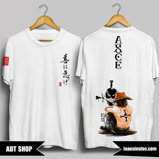 Áo phông one piece portgas D Ace siêu ngầu giá siêu rẻ nhất vịnh bắc bộ
